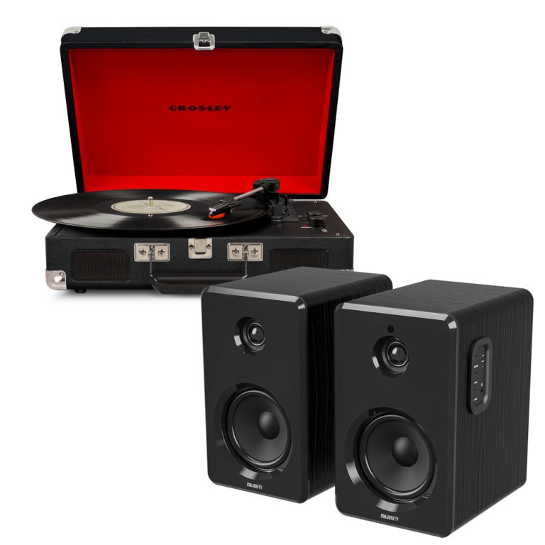 Crosley Cruiser Bluetooth Turntable & Majority D40 Speakers