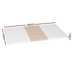 Artiss Standing Desk Top Whtie Pine 140CM - Image 2