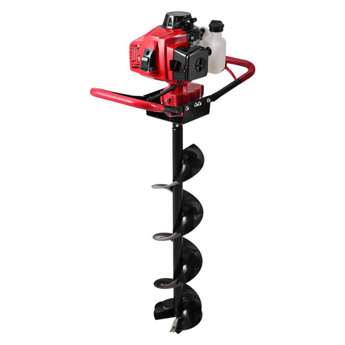 Giantz 92CC Post Hole Digger 200mm Petrol Drill Extension Auger Bits - Image 3