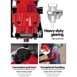 Giantz Post Hole Digger 92CC Petrol Motor Drill Borer Fence Extension Auger Bits - Image 4