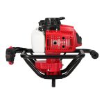 Giantz 92CC Post Hole Digger Motor Only Engine Petrol Red - Image 3