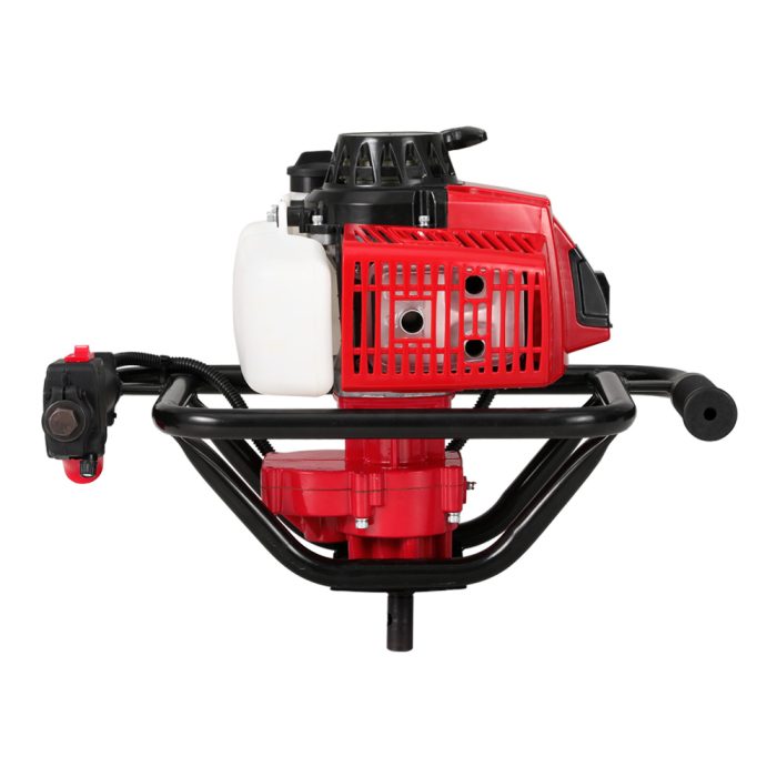 Giantz 92CC Post Hole Digger Motor Only Engine Petrol Red - Image 3