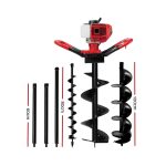 Giantz 66CC Petrol Post Hole Digger Drill Extension Auger Bits - Image 2