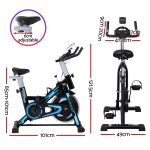 Everfit Spin Bike Magnetic Exercise Bike 13KG Flywheel Fitness 150kg capacity - Image 2