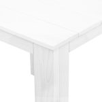 Gardeon Coffee Side Table Wooden Desk Outdoor Furniture Camping Garden White - Image 4