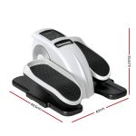 Everfit Pedal Exerciser Mini Exercise Bike Cross Trainer 50W White - Image 2