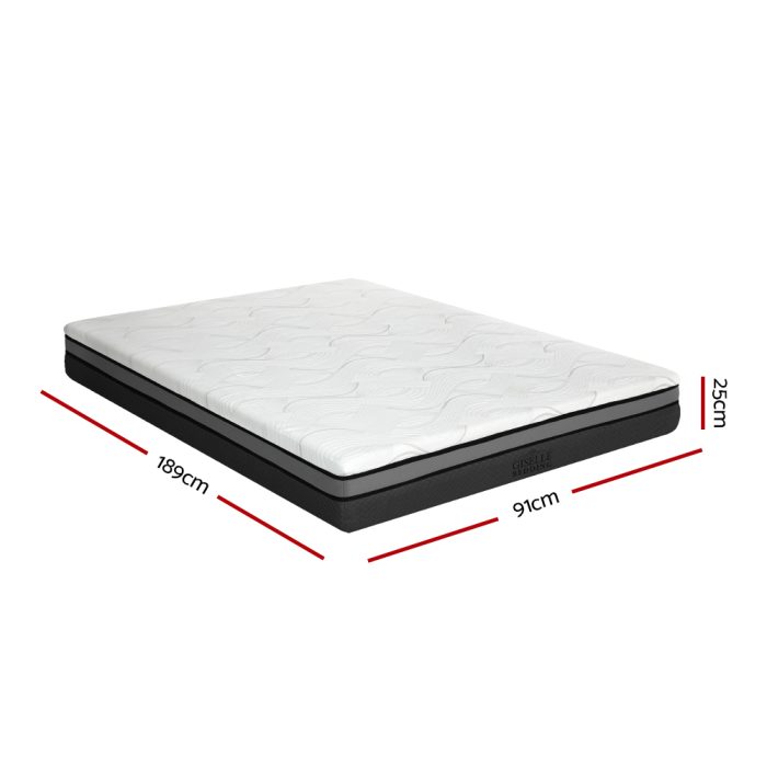 Giselle Bedding Memory Foam Mattress Bed Cool Gel Non Spring 25cm Single - Image 2