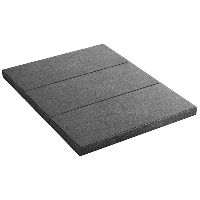 Giselle Bedding Foldable Mattress Folding Foam Queen Grey - Image 4