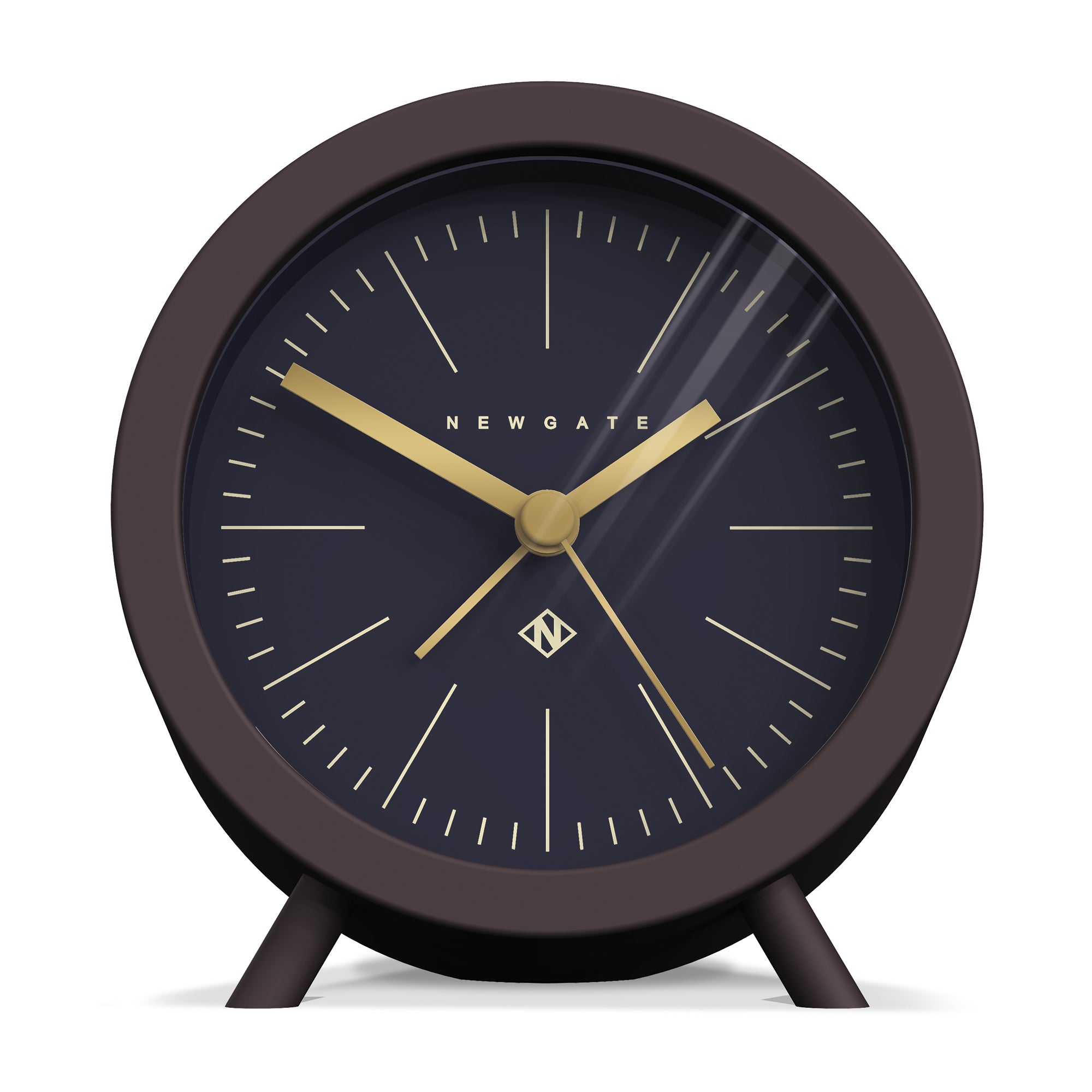 FRED413CHK-Fred-ChocolateBlack Newgate Fred Alarm Chocolate Black - Reverse Dial - Image 1