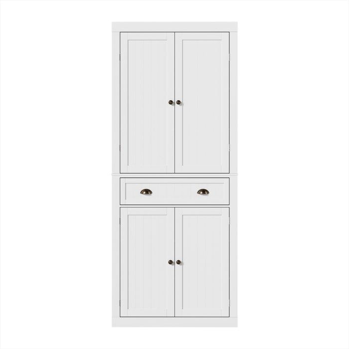 Artiss Buffet Sideboard Cupboard Cabinet White - Image 3