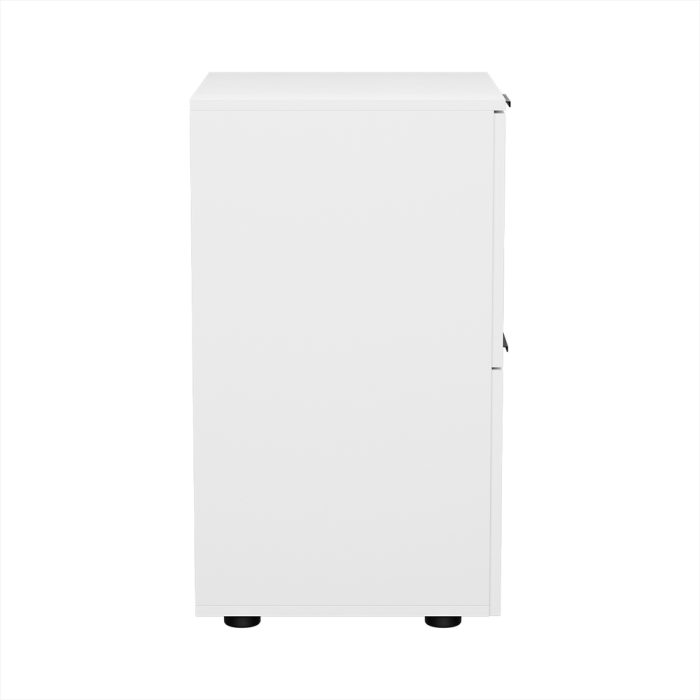 Artiss Filing Cabinet Files Storage Office Shelves File Organiser White 2 Drawer - Image 4