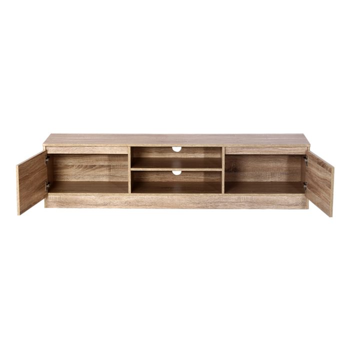 Artiss TV Cabinet Entertainment Unit 160cm Pine Charles - Image 3