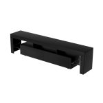 Artiss TV Cabinet Entertainment Unit Stand RGB LED Gloss Furniture 200cm Black - Image 4