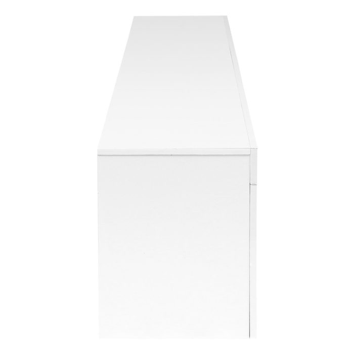 Artiss TV Cabinet Entertainment Unit Stand RGB LED Gloss Furniture 200cm White - Image 4
