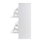 Artiss Shoe Rack Cabinet 24 Pairs Adjustable Shelves White Iris - Image 4