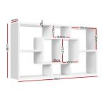 Artiss Floating Wall Shelves Bookshelf White - Image 2