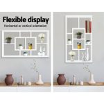 Artiss Floating Wall Shelves Bookshelf White - Image 4