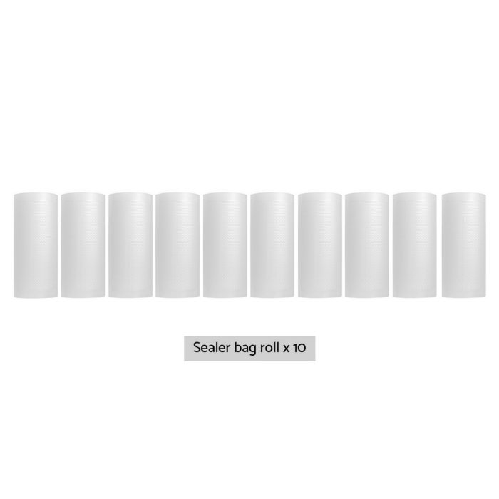 10 Rolls Food Vacuum Sealer Bags Storage Saver Heat Sealing Bag Pack 15CMX6M - Image 3