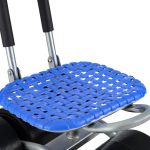 Gardeon Garden Stool Foldable with Wheels Blue - Image 4