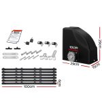 Lockmaster Automatic Sliding Gate Opener Kit 10W Solar Panel Electric 6M 600KG - Image 2