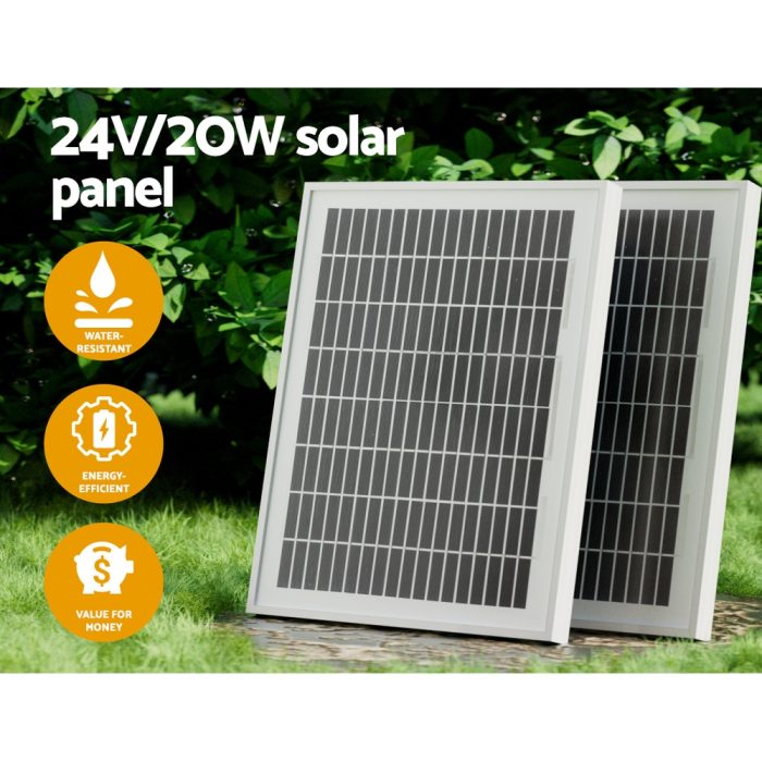 Lockmaster Automatic Sliding Gate Opener Kit 20W Solar Panel Electric 6M 600KG - Image 3