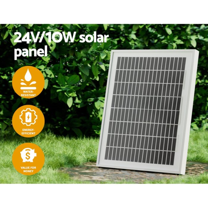 Lockmaster Automatic Sliding Gate Opener Kit 10W Solar Panel Electric 4M 600KG - Image 3