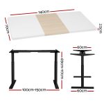 Artiss Standing Desk Motorised Electric Dual Motor 140CM - Image 2