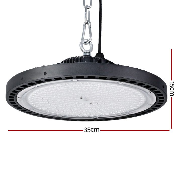 Leier LED High Bay Lights 200W UFO Industrial Workshop Warehouse Factory Lamp - Image 2