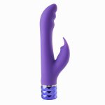 MAIA HAILEY Crystal Gems USB Rechargeable Silicone 10-Function G-Spot Vibrator Purple