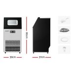 Devanti Commercial Ice Maker Machine 45kg Ice Cube Tray Bar Stainless Steel - Image 2
