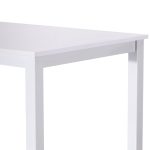 Artiss Computer Desk Home Office Study Table White 120CM - Image 4