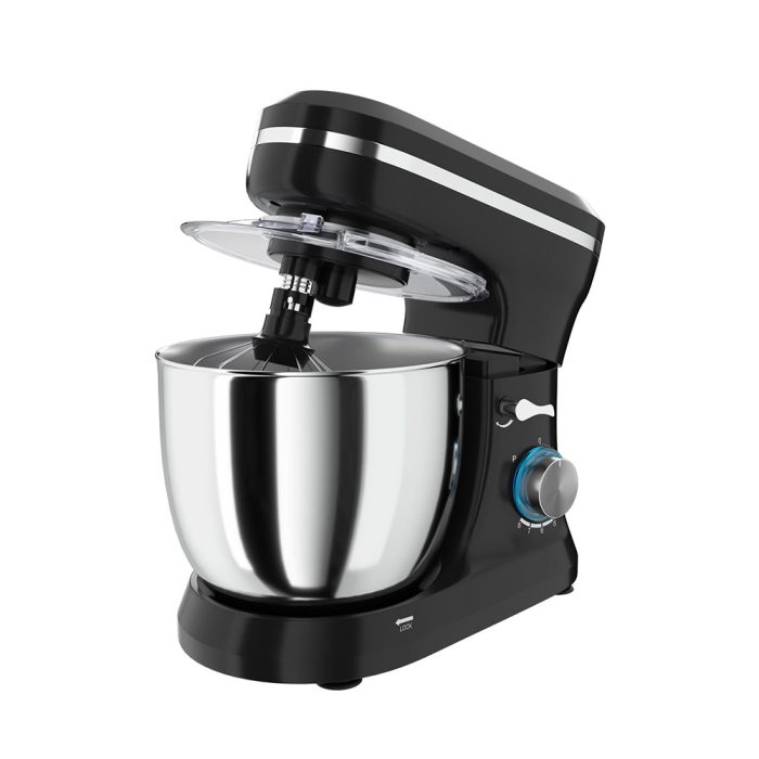 Devanti 3in1 Stand Mixer 8 Speed 5L Mix Master 400W Black - Image 4