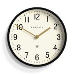 Newgate Master Edwards Wall Clock Black