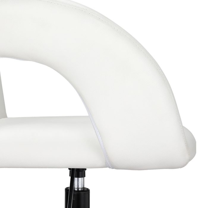 Artiss Office Chair Mid Back White - Image 3
