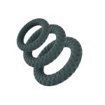 MAIA VIBELITE ONYX 3 Piece Liquid Silicone Cock Ring Set