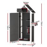 Gardeon Outdoor Storage Cabinet Shed Box Wooden Shelf Chest Garden Furniture - Image 2