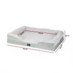 i.Pet Pet Bed Dog Calming Soft Cushion Egg Crate Large Sofa Washable Removable - Image 2