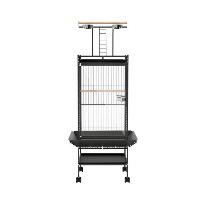 i.Pet Bird Cage Large Cages 155cm Parrot Aviary Stand-Alone Budgie Wheels Castor - Image 3
