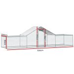 i.Pet Chicken Coop Cage Run Rabbit Hutch Large Walk In Hen House Cover 7mx2mx2m - Image 2