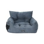 i.Pet Dog Car Seat Booster Cover Pet Bed Portable Waterproof Belt Non Slip Travel - Image 3