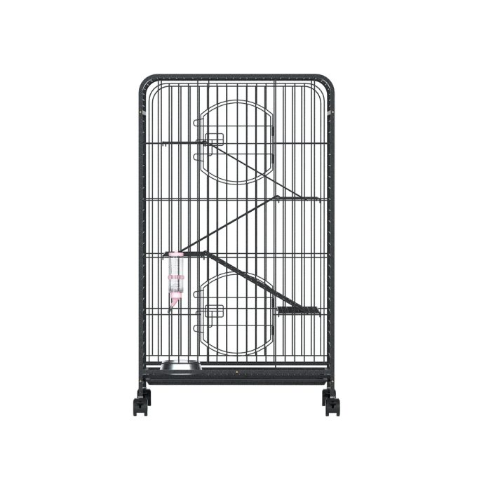 i.Pet Rabbit Cage Indoor Hutch Guinea Pig Bird Ferret Cat Hamster 110cm 4 Level - Image 3