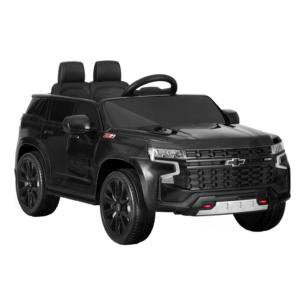RCAR-LS-CHEVT-TAHOE-BK-185497-00 Kids Ride On Car Licensed Chevrolet Tahoe Electric Toys Horn Remote 12V Black - Image 1