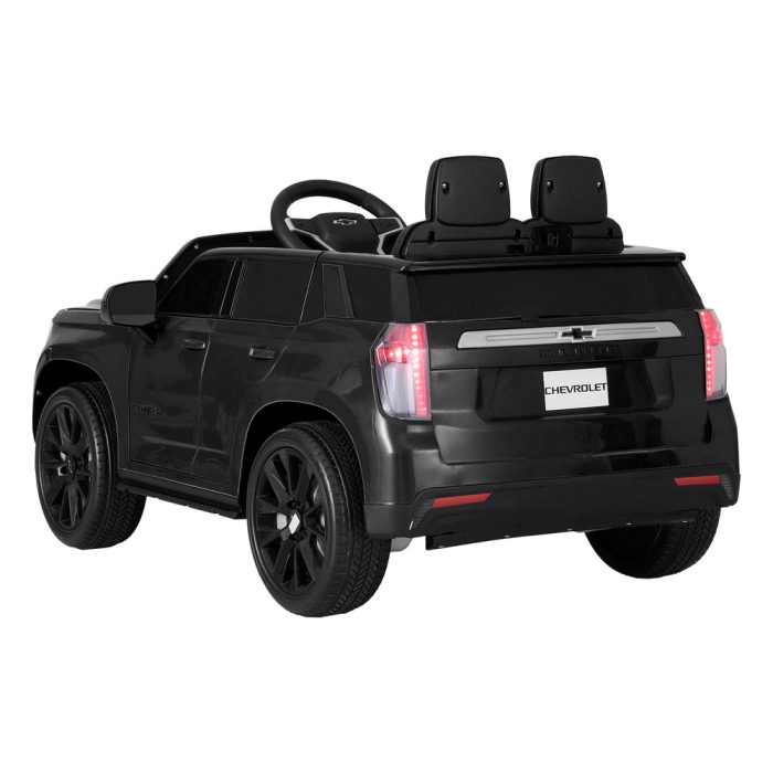 Kids Ride On Car Licensed Chevrolet Tahoe Electric Toys Horn Remote 12V Black - Image 3