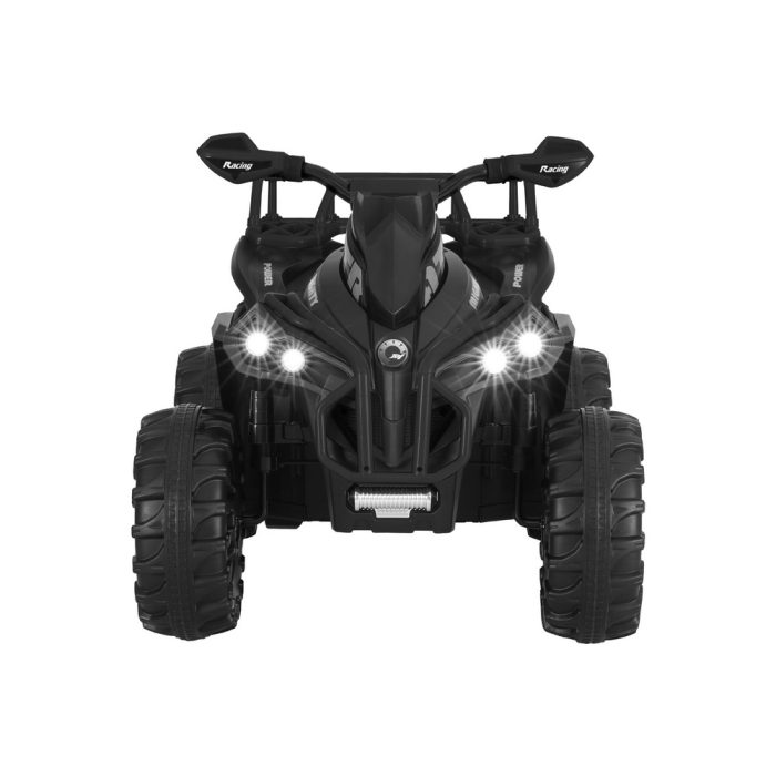 Rigo Kids Ride On Car ATV Quad Motorbike Storage Rack Electric Toys 12V Black - Image 3