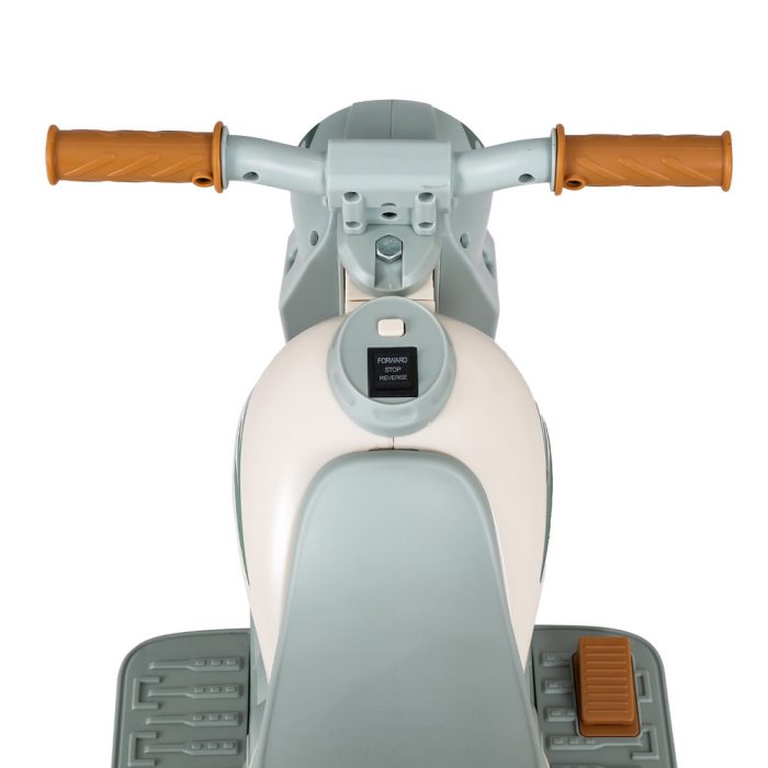 Rigo Kids Ride On Car Electric Motorcycle Motorbike with Bubble Maker Green - Image 4