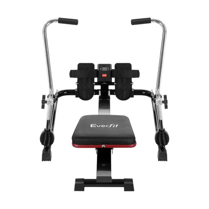 Everfit Rowing Machine 12 Levels Hydraulic Rower Fitness Gym Home Cardio - Image 3