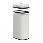 Devanti 50L Sensor Bin Motion Rubbish Automatic White - Image 3
