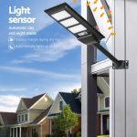 Leier 240 LED Solar Street Light Flood Motion Sensor Remote - Image 4