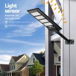 Leier 320 LED Solar Street Light Flood Motion Sensor Remote - Image 4