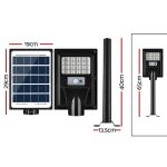 Leier 80 LED Solar Street Light Flood Motion Sensor Remote - Image 2